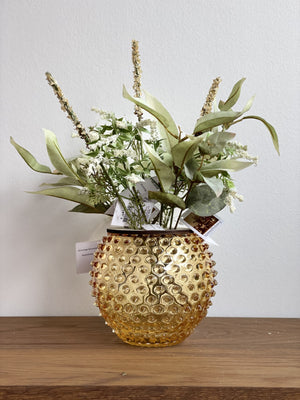 Anna von Lipa Hobnail Globe Vase 18 cm